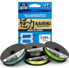 Shimano Kairiki 8 300m Yellow 0.230mm/22.5kg