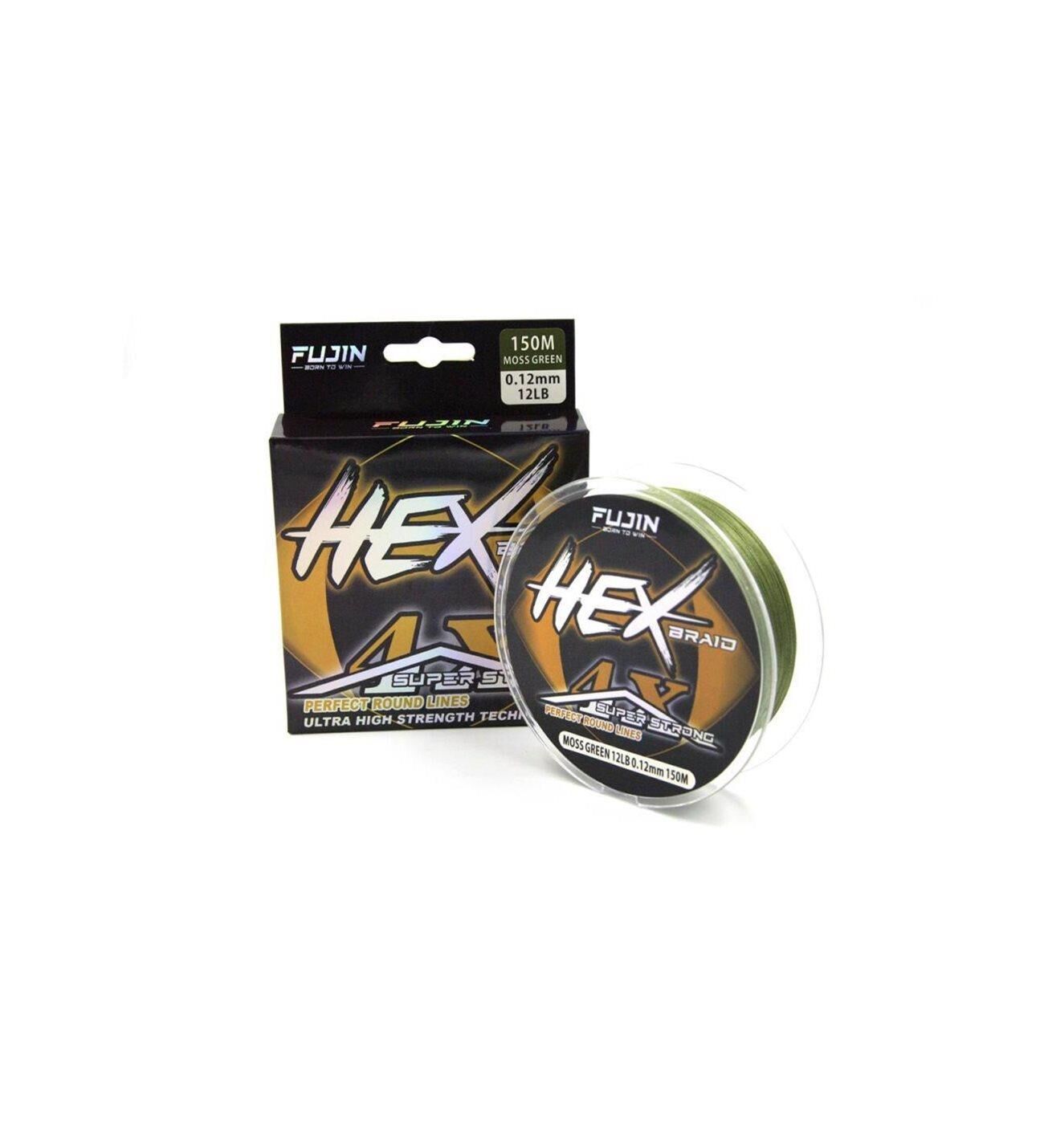 Fujin Hex 150mt 0,08mm 4x Moss Greeni İp Misina