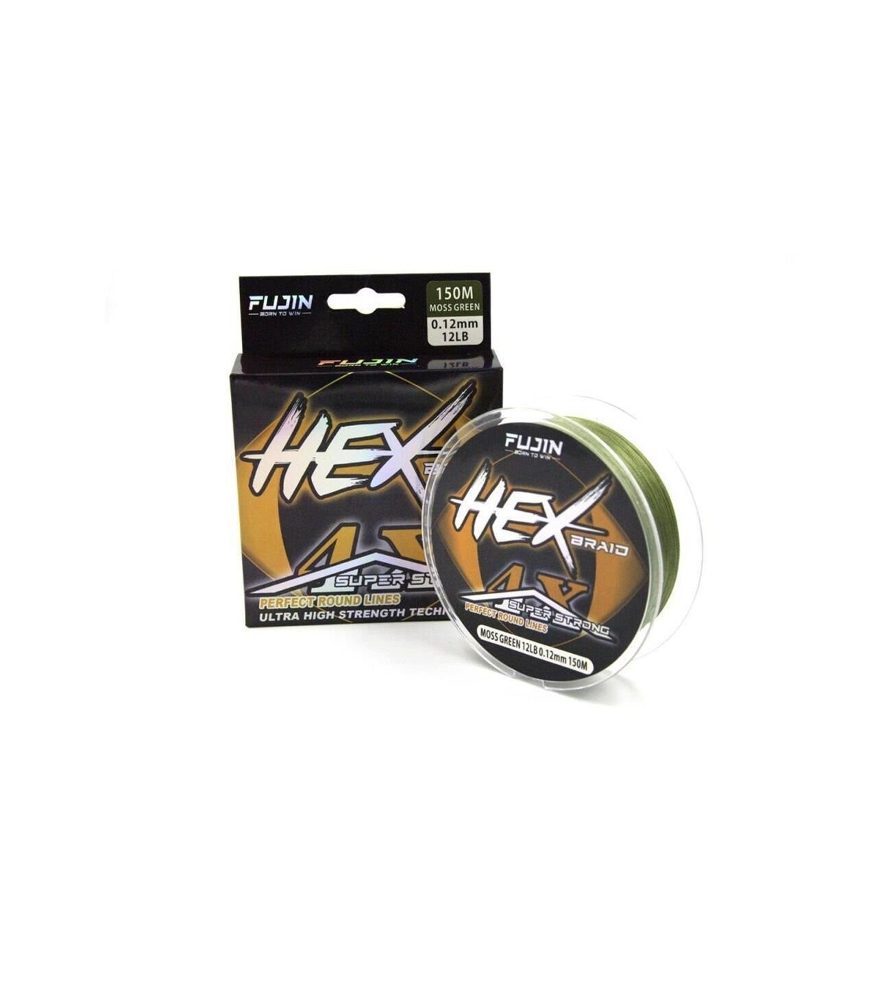 Fujin Hex 150mt 0,10mm 4x Moss Greeni İp Misina