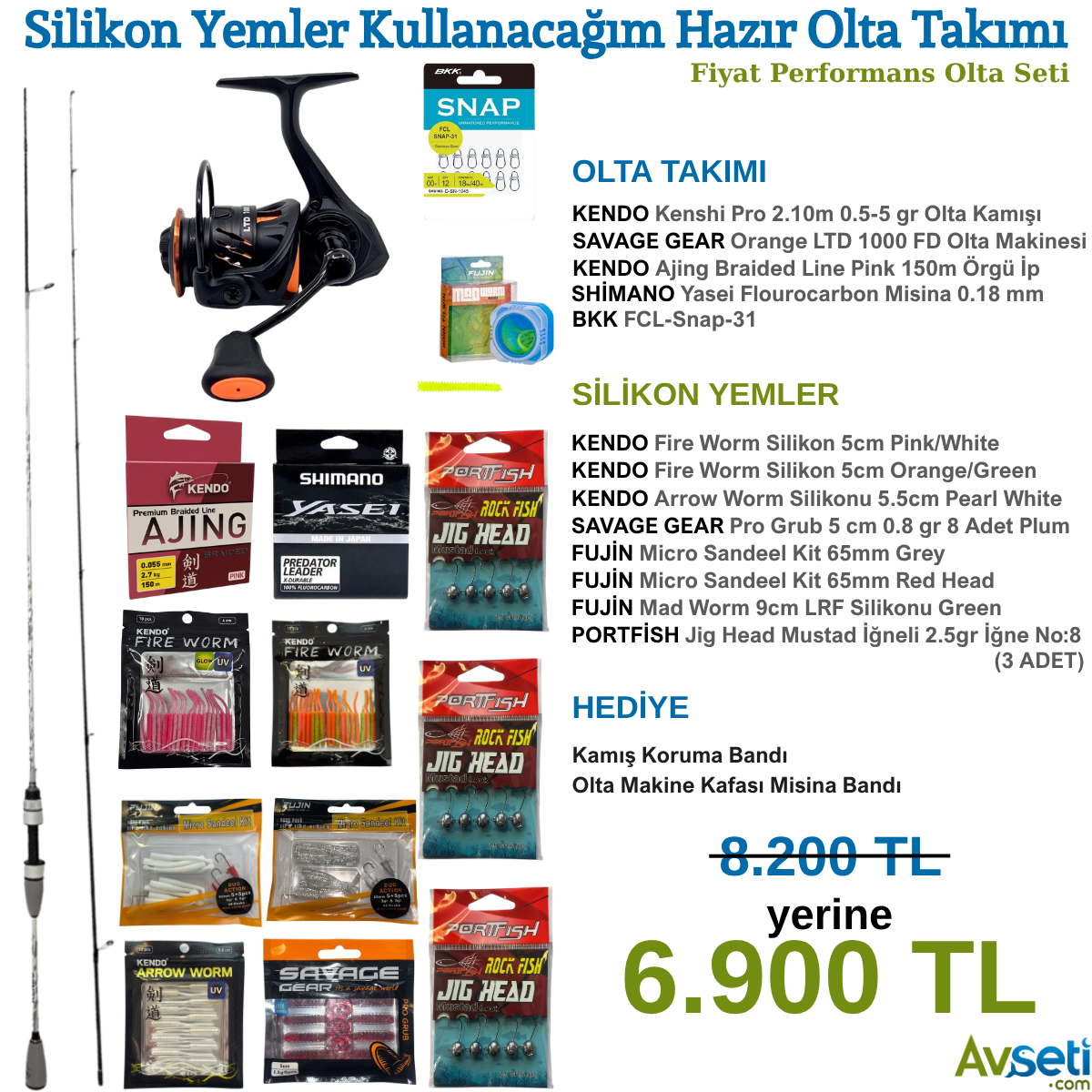 SİLİKON YEMLER KULLANACAĞIM OLTA TAKIMI