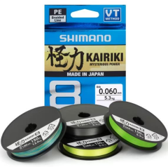 Shimano Kairiki 8 300m Yellow 0.200mm