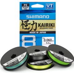 Shimano Kairiki 8 300m Yellow 0.215mm