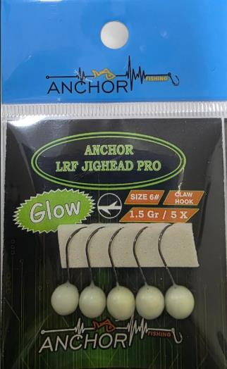 ANCHOR LRF JIGHEAD PRO GLOW