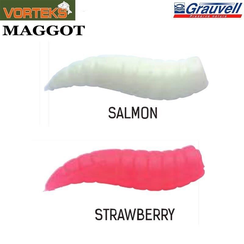 Vorteks Feeder Maggot 40 Adet Renk Strawberry